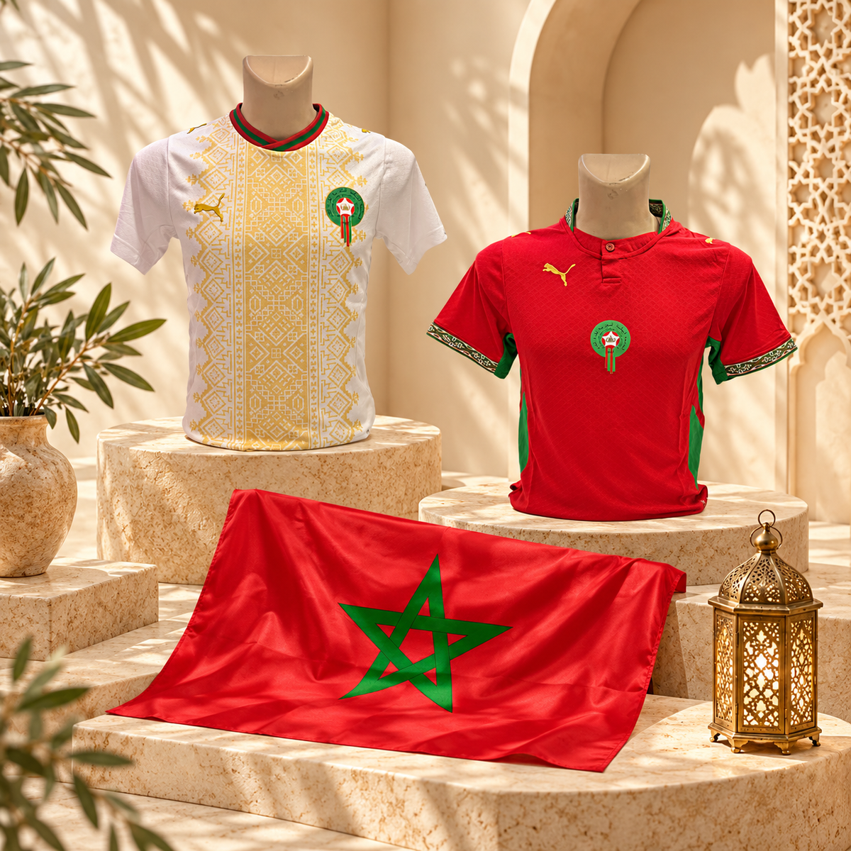 l univers maroc :  maillots et accessoires