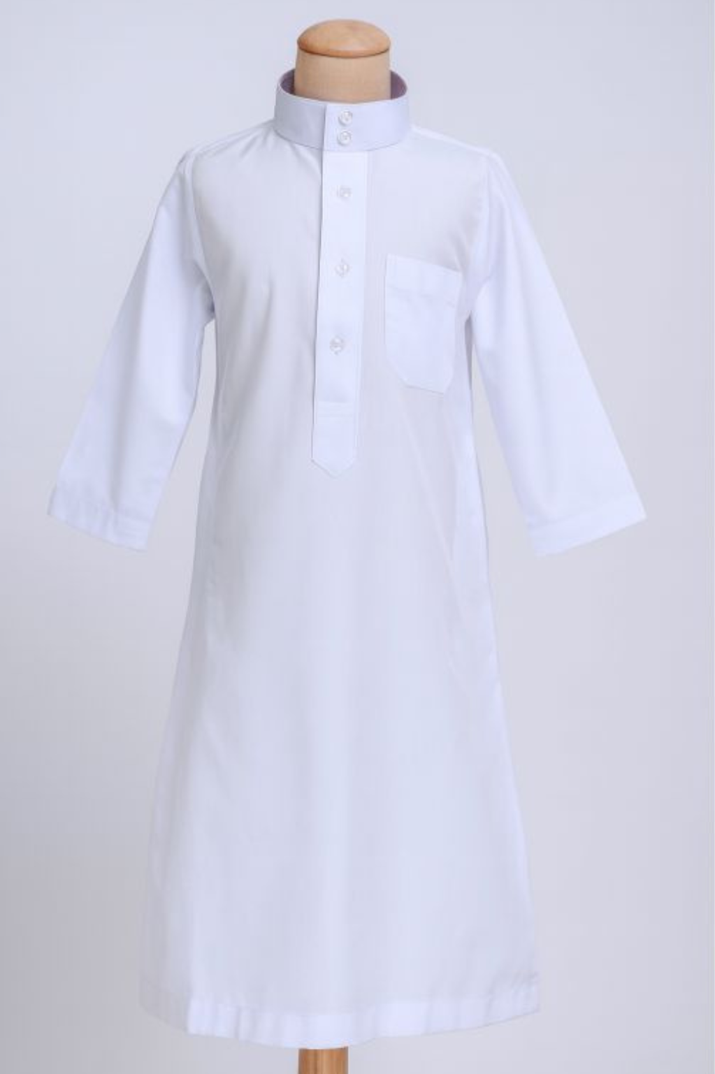 Qamis Blanc Classique Homme et Enfant