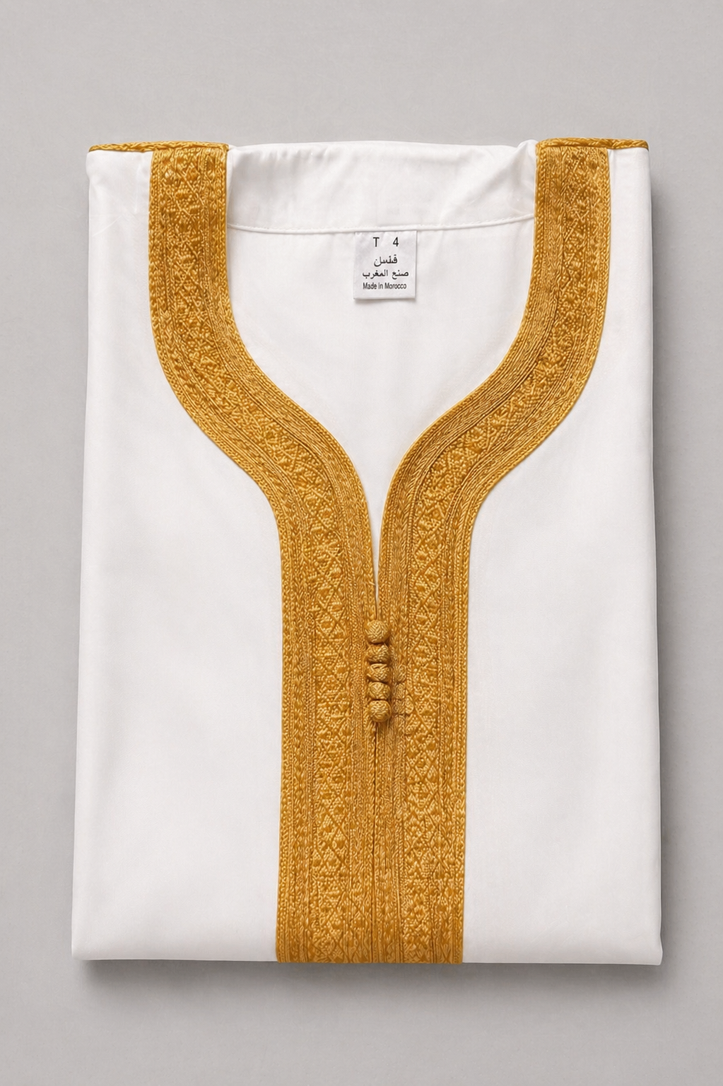 Abaya marocaine pour hommes - manches courtes