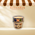 Tasse à café marocaine multicolore