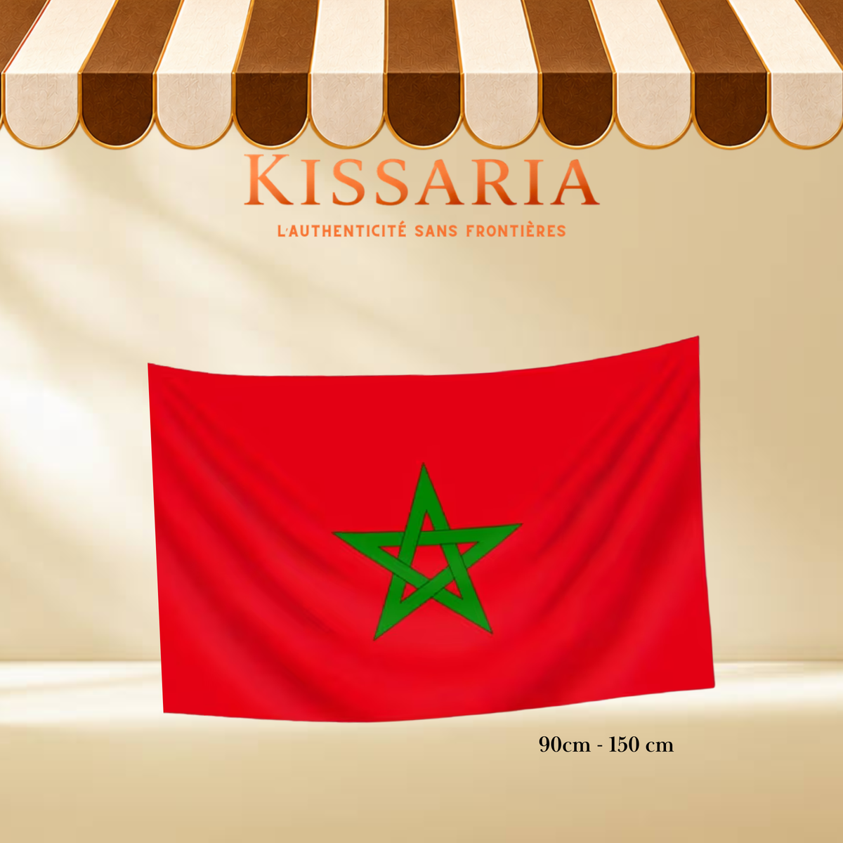 Drapeau Maroc Grande Taille