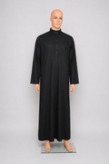 Qamis Noir Classique Homme et Enfant